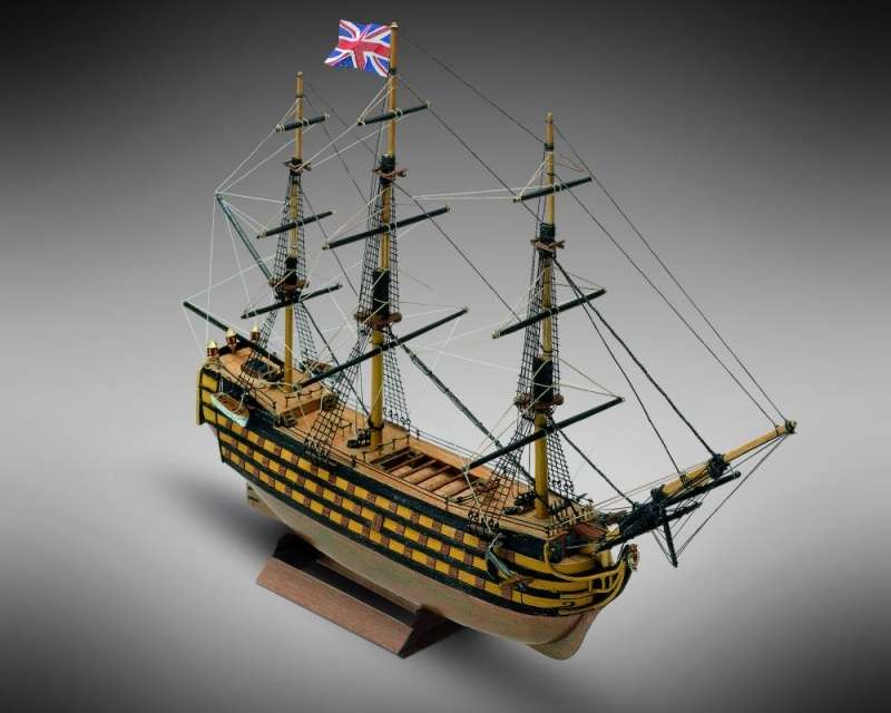 Żaglowiec HMS Victory drewniany model do sklejania w skali 1 325