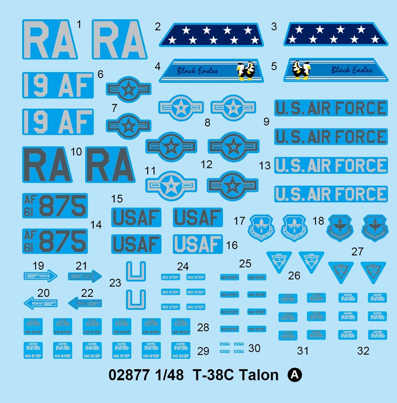 Trumpeter 02877 US T-38C Talon