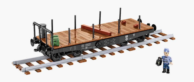 Niemiecka platforma kolejowa Niemiecka platforma kolejowa Schwerer Plattformwagen Type SSYS Cobi 6284
