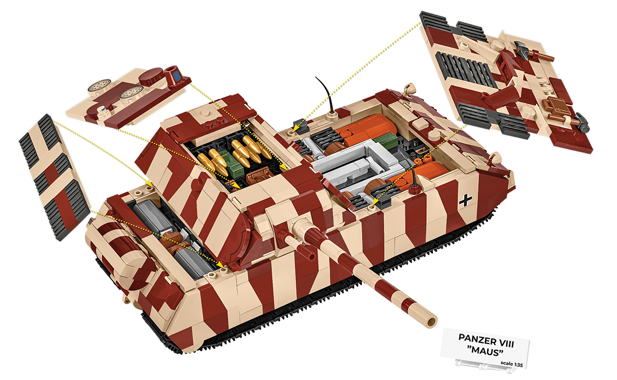 Czołg z klocków Cobi 3138