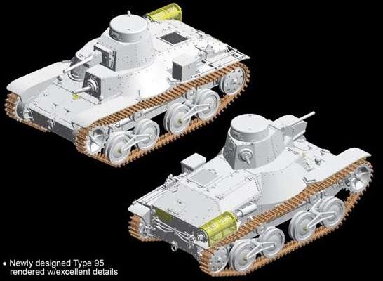 Type 95 Light Tank Ha-Go (Late Production) model_do_sklejania_dragon_6770_image_9-image_Dragon_6770_3