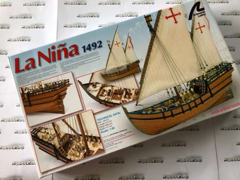 drewniany-model-karaweli-nina-do-sklejania-modeledo-image_Artesania Latina drewniane modele statków_22410_6
