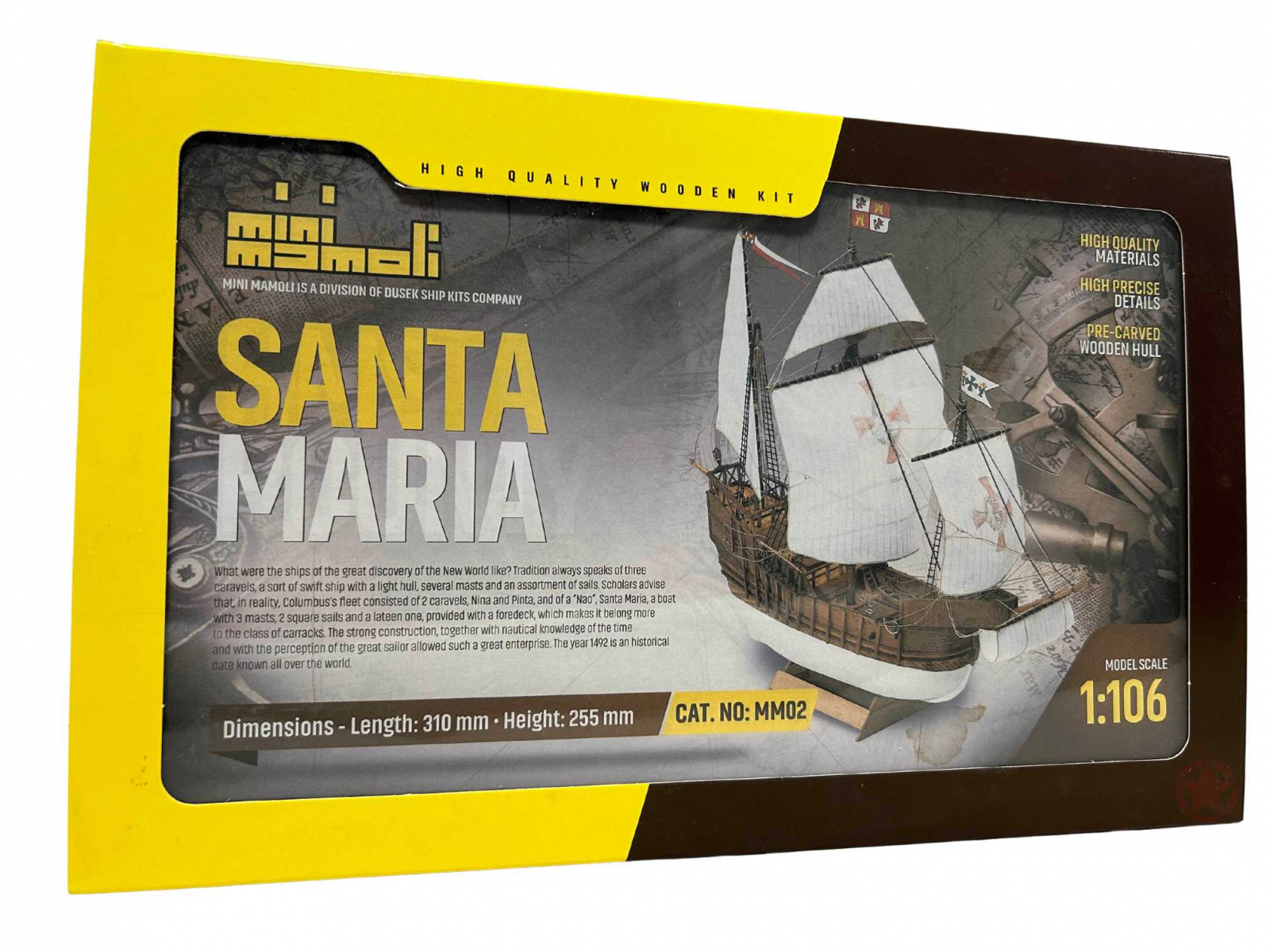 model_drewniany_do_sklejania_mamoli_mm02_santa_maria_hobby_shop_modeledo_image_1-image_Mamoli_MM02_1