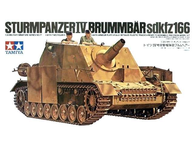 Plastikowy model niemieckiego działa samobieżnego Sturmpanzer IV w skali 1/35. Tamiya 35077.-image_Tamiya_35077_1