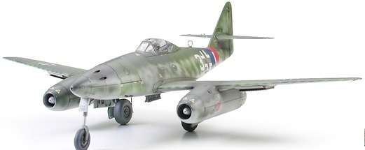 Niemiecki myśliwiec odrzutowy Messerschmitt Me 262 A-1a w skali 1:48, model_tamiya_61087_image_1-image_Tamiya_61087_1