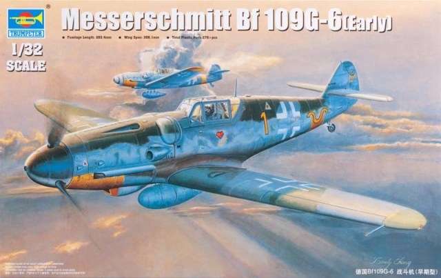 German WWII fighter Messerschmitt Bf109G-6(Early) model_do_sklejania_trumpeter_02296_image_1-image_Trumpeter_02296_1