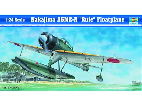 Model Nakajima A6M2-N Rufe Float Plane w skali 1:24, model Trumpeter 02410.-image_Trumpeter_02410_1