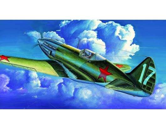 Model myśliwca z okresu WWII - radziecki Mig 3 - wersja wczesna - model do sklejania.-image_Trumpeter_02830_1