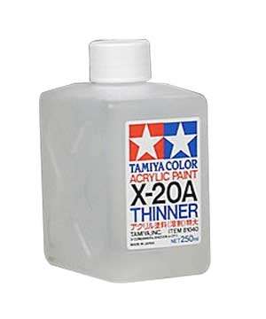 Tamiya Color Acrylic Paint - rozcieńczalnik Thinner X-20A do fabr akrylowych - 81040 - image a-image_Tamiya_81040_1