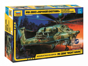 Zvezda 7255 Mil Mi-28N Night Havoc Modern Russian Attack Helicopter