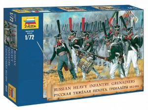 Russian Heavy Infantry. Grenadiers 1812-1815 in scale 1-72