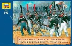 Zvezda 8020 Russian Heavy Infantry. Grenadiers 1812-1815