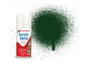 Arcylic Spray 003 Brunswick Green Gloss 150ml Humbrol AD6003