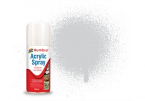 Arcylic Spray 011 Silver Metallic 150ml Humbrol AD6011
