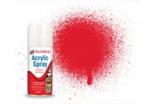 Arcylic Spray 019 Red Gloss 150ml Humbrol AD6019