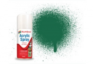 Arcylic Spray 030 Dark Green Matt 150ml Humbrol AD6030