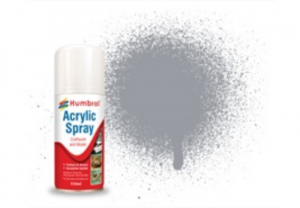 Arcylic Spray 064 Grey Matt 150ml Humbrol AD6064