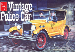 1927 Ford T Vintage Police Car AMT 1182 model skala 1-25