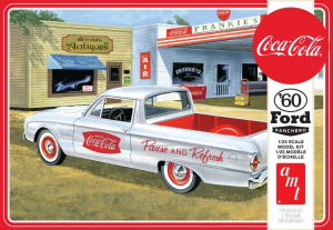 1960 Ford Ranchero w/Coke Chest Coca Cola AMT 1189 model skala 1-25