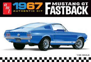 1967 Ford Mustang GT Fastback AMT 1241 model skala 1-25