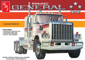 1976 GMC General Semi Tractor AMT 1272 model skala 1-25