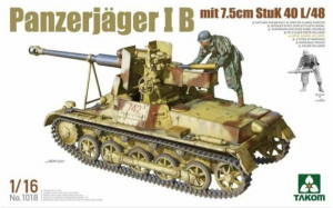 Panzerjager I B mit 7.5cm StuK 40 L/48 model Takom 1018 in 1-16 
