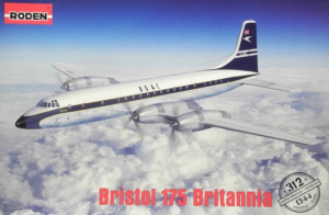 Roden 312 Samolot pasażerski Bristol 175 Britannia model 1-144 