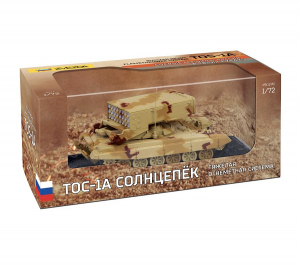 Die Cast TOS-1A Russian Multiple Rocket Launcher - Zvezda 2501 
