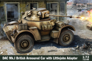 IBG 72148 British Daimler Armoured Car Mk.I with Littlejohn Adapter 1/72 