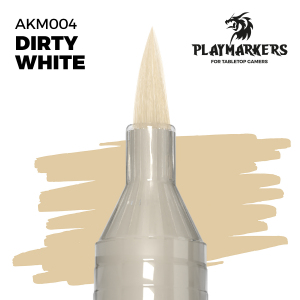 AK Interactive AKM004 Dirty White Playmarker 
