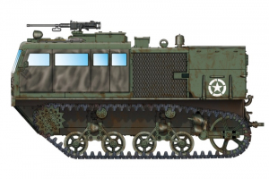 M4 High Speed Tractor model Hobby Boss 82920 in 1-72
