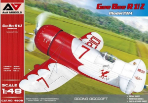 Gee Bee R1/2 Model 1934 A&A Models 4808 in 1-48