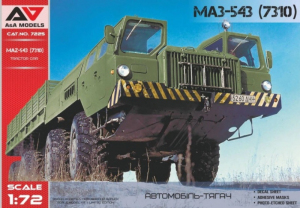 MAZ-543 (7310) A&A Models 7225 in 1-72