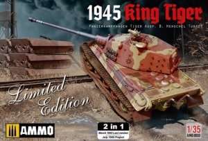 Model 1945 King Tiger 2 in 1 - scale 1-35 - A.MIG8500