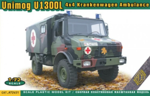 Unimog U1300L 4x4 Krankenwagen Ambulance ACE 72451in 1-72