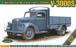 3t German Cargo truck V-3000S model ACE 72576 in 1-72