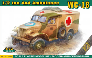 ACE 72596 Dodge WC-18 Ambulance 1/2 Ton 4x4 1/72