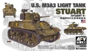 M3A3 Stuart Light Tank model AFV 35053 in 1-35