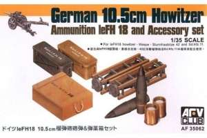 German 10,5cm Howitzer Ammunition leFH18 and Accessory set 1-35