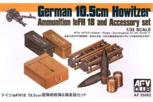 German 10,5cm Howitzer Ammunition leFH18 and Accessory set 1-35 