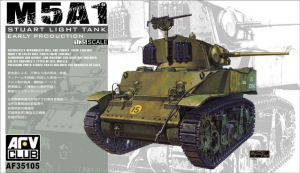 M5A1 Stuart Light Tank model AFV 35105 in 1-35