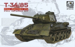 T-34/85 1944 Factory 174 Full Interior Kit AFV 35145 in 1-35