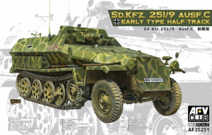 Sd.Kfz.251/9 Ausf.C Early Type Half-Track model AFV 35251 in 1-35