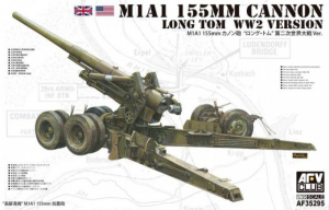 M1A1 155 mm Cannon Long Tom model AFV 35295 in 1-35