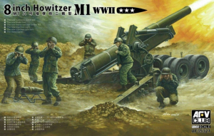 8 inch Howitzer M1 WWII model AFV 35321 in 1-35