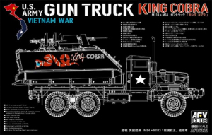 US Army Gun Truck King Cobra model AFV 35323 in 1-35
