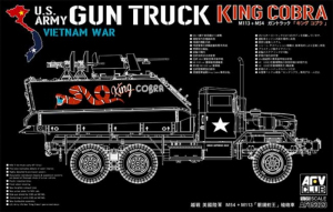 US Army Gun Truck King Cobra model AFV 35323 in 1-35 