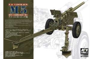US 3 Inch Gun M5 on Carriage M1 in scale 1-35 