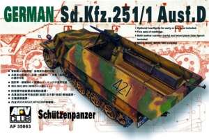 German Sd.Kfz.251/1 ausf.D model AFV 35063 in 1-35 