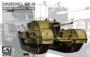 Churchill Mk.III model AFV Club AF35153 in 1-35